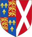 Wappen Anne Neville als Königin von England (vereinfacht).