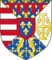 1470–1480: Aragon wird weggenommen, das Lilienwappen wird vereinfacht
