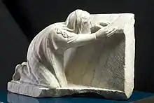 Skulptur des sogenannten "Durstigen"