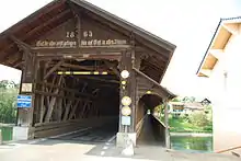 Holzbrücke von Murgenthal nach Fulenbach