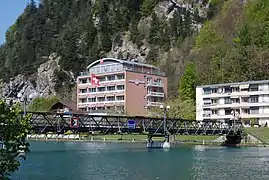 Fussgängerbrücke über die Aare