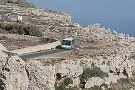 Arriva-Bus auf Malta in der Nähe der Dingli Cliffs