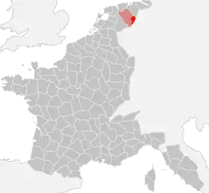 Lage um 1811