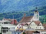 Arth, Zentrum mit Kirche