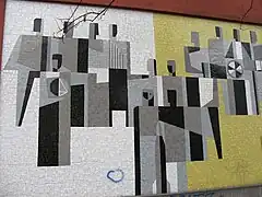 "Menschengruppe" (1961) von Wilhelm Hochmeister