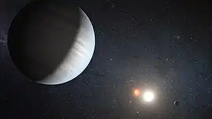 Eine künstlerische Darstellung des Planetensystems
