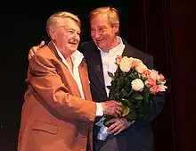 Artur Beul und Willi Schmid anlässlich der Preisübergabe der Goldenen Ehrenmedaille (2007)
