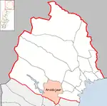 Lage der Gemeinde Arvidsjaur