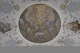 Deckenmalerei im Langhaus, Maria Immaculata