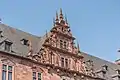 Zwerchhaus mit Volutengiebel am Schloss Johannisburg (Aschaffenburg), erbaut 1605–1614