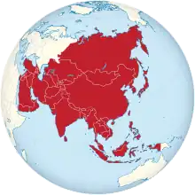 Lage Asiens