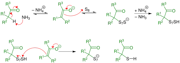 Bildung des α-Mercaptoketons