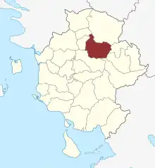 Lage des Orte Sogn in der Assens Kommune