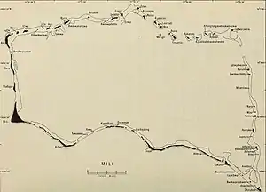 Karte des Atolls Mili (1967)