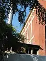 Westfassade ohne Fenster