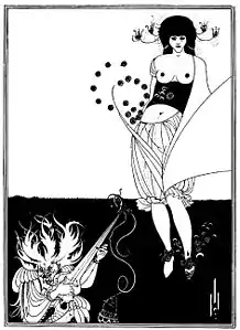 The Stomach Dance, Illustration zu Oscar Wildes Salome, 1893–1894