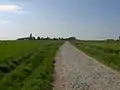 Mitte Abschnitt Pavé du Metz in Richtung Wattines