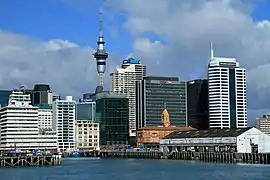 Die Skyline von Auckland