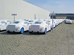 Transportfertige Audi TT in Győr