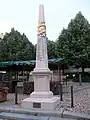 Postmeilensäule Auerbach/Vogtl. auf dem Altmarkt
