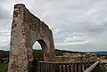 Auf dem Donjon von Landsee