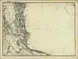 Apethlon (rechts oben) und seine südwestliche Umgebung