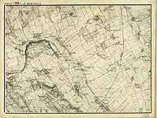 Croatisch Gerisdorf/Gyirot (links oben) und seine Umgebung um 1880