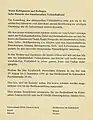 Aufruf  zur Ausstellung  30 Jahre DDR, 1979 Rückseite