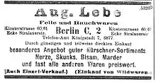 1915: „Auch Einzel-Verkauf“