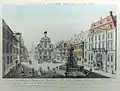 Der Herkulesbrunnen vor dem Siegelhaus (um 1770)