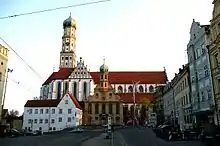Maximilianstraße in Augsburg