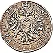 Freie Reichsstadt Augsburg, Guldentaler 1560, Vs.: Stadtpyr, Rs.: Doppeladler, Titel Kaiser Ferdinands I.