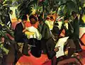August Macke:Gartenrestaurant, 1912