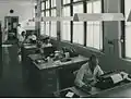 Administrationsabteilung bei Auguste Reymond, 1955