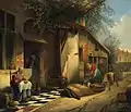 Szene aus dem Familienleben
