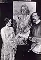 Augustus John mit Tallulah Bankhead mit ihrem berühmten Porträt, 1929
