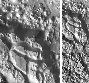 Aureum Chaos, von THEMIS aufgenommen.