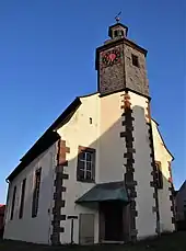 Nordwestseite der Kirche