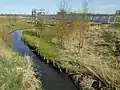 2019 errichtete Aussichtsplattform am Bruchgraben