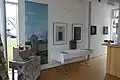 Bilder und Skulpturen in der Ausstellung