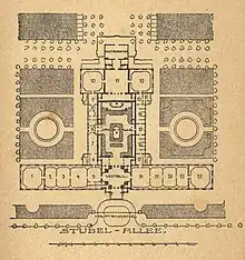 Grundriss, Ausstellungspalast Dresden, 1897
