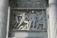 Südost: Napoleon gegenüber anrückenden russischen Truppen bei Austerlitz.