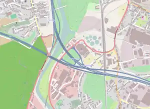 Übersichtskarte Autobahndreieck Saarbrücken