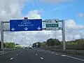 Ausfahrt Janville von der Autoroute A10