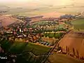 Luftbild des Ortes