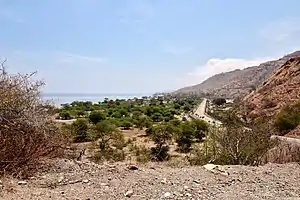 An der Küste, auf Höhe von Ponta Fatomano, mit Blick nach Osten