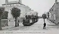 Le boulevard de l'Est in Avranches