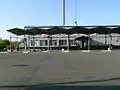 Der zentrale Busbahnhof von Tschystjakowe