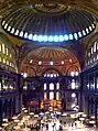 In der Höhe gestaffelte Apsiskalotten in der Hagia Sophia (um 535)