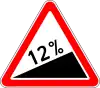 Steiler Hügel aufwärts